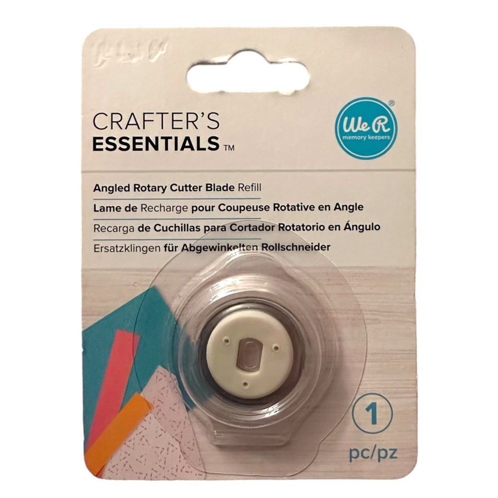 We R Memory Keepers Crafter’s Essentials:‎ Angled Rotary Cutter Blade Refill
